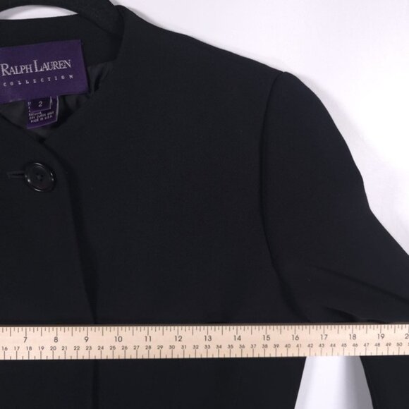 RALPH LAUREN COLLECTION PURPLE LABEL ILGWU USA🇺🇸MADE 3 Button Blazer Size‎ 2 - Picture 8 of 12